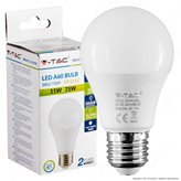 V-Tac VT-2112 Lampadina LED E27 11W Bulb A60 - SKU 7350 / 7349 / 7351 - Colore : Bianco Caldo