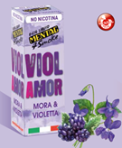 Violamor Mental 4 Smoke Liquido Pronto 10 ml Aroma Mora e Violetta - Nicotina : 4 mg/ml- ml : 10
