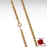 18 kt Venetian Chain Rope - Lenght of the Chain : 24 inches