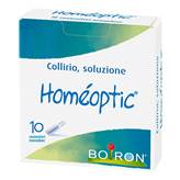 Homeoptic collirio monodose 10 contenitori 0,4 ml - Trattamento omeopatico per bruciore e stanchezza degli occhi
