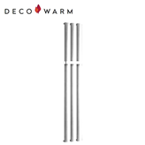 DECO-WARM SEREZ RADIATORE ALLUMINIO DESIGN 1800X280mm 641 W  BIANCO 3 ELEMENTI