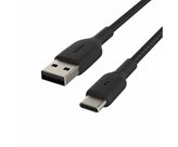 CAVO INTRECCIATO DA USB-C A USB-A 2M - NERO