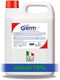 V Germ Out - Spray Igienizzante per Tessuti, Superfici, Ambienti con Alcool 70% - Presidio Medico Chirurgico - 5 L