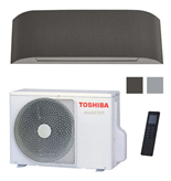 Climatizzatore Condizionatore Toshiba Haori Light/Dark Gray 10000 Btu Monosplit Hybrid Inverter R-32 Wi-Fi A+++/A+++ - Rivestimento : STANDARD