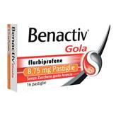 Benactiv Gola 8,75 mg 16 Pastiglie senza zucchero gusto Arancia