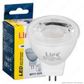 Life Lampadina LED GU4 4W Mini Faretto MR11 12V - Colore : Bianco Caldo