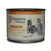 Simpsons Premium gatto casserole con pollo e zucca biologici 200 gr