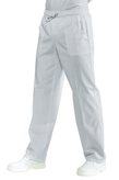 Pantalone Medicale Per Fisioterapista Massaggiatore Bianco Con Elastico in vita 195 g - M
