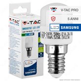 V-Tac PRO VT-202 Lampadina LED E14 2W Tubolare T26 Chip Samsung - SKU 234 / 235 - Colore : Bianco Naturale