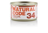 Natural code 34 gatto tonno e kiwi soft jelly 85 gr