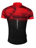 Maglia ciclismo FORCE BEST nero rosso - Taglia : XL