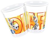 Bicchieri festa Olaf Disney Frozen