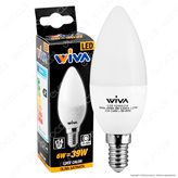 Wiva Lampadina LED E14 6W Candela - Colore : Bianco Freddo