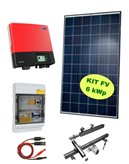 Kit Fotovoltaico 6 kW Impianto Solare Completo con Pannelli, Inverter, Strutture e Accessori - Tetto : Tetto a Falda- Inverter : SolarEdge con Ottimizzatori- Moduli FV : Sharp 330W Mono- Prezzo Chiavi in Mano : Sì
