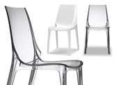 Sedia trasparente Vanity Chair  - Colore : Trasparente fumé