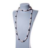 Collana di Perle Multicolor d'Acqua dolce ovali