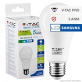 V-Tac PRO VT-212 Lampadina LED E27 11W Bulb A60 Chip Samsung - SKU 233