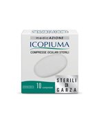 Icopiuma Compresse Oculari Sterili In Garza Di Cotone 10Pezzi