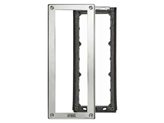Urmet URMET Telaio porta moduli Steel con cornice per 3 moduli 1158/63