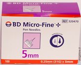 BD Micro-Fine Aghi G31 5mm 100 Pezzi