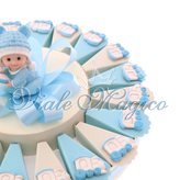 Torta Confetti con Magnete Trenino Pupo - ARTICOLO : Torta da Pezzi (35)
