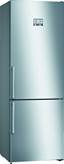 Bosch Serie 6 KGN49AIDP frigorifero con congelatore Libera installazione 438 L D Acciaio inossidabile