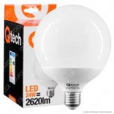 Qtech Lampadina LED E27 24W Globo G120 - Colore : Bianco Naturale