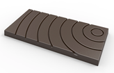 Stampo in policarbonato per cioccolato Tavoletta 100 grammi Choco Drop Tablet