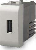 Caricatore USB 4box per Bticino LivingLight tech 2.1A  4B.NT.USB
