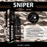 Sniper by Il Santone Dello Svapo Liquido Mix & Vape Enjoy Svapo 40ml - Nicotina : 0 mg/ml, ml : 40