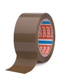 Set di 6 Nastri adesivi per imballaggio rumoroso marrone 66 mt x 50 mm - Colore : avana// Lunghezza (mt) : 66// Altezza (mm) : 50
