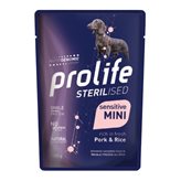 Prolife Dog Sterilised Sensitive Mini Maiale e Riso - 100 gr - NEW (PACCO: PACCO DA 10 BUSTE (CONVIENE))
