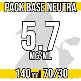 Base Neutra 70VG 30PG con Nicotina 5,7 mg/ml - 140ml