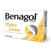 Benagol Antisettico Cavo Orale Gusto Miele Limone 36 Pastiglie