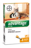 Advantage® Soluzione Spot-On Per Gatti E Conigli Fino A 4 Kg BAYER 4 Pipette Da 0,4ml