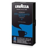 Caffè Lavazza capsule compatibili Nespresso DECAFFEINATO RICCO - Conf. da 10