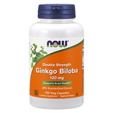 Now Foods - Ginkgo Biloba, 120mg (doppia concentrazione) - 100 caps
