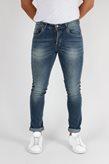 Sky T-Shirt Jeans slim fit con baffatture - 50 / Blu
