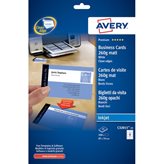 Avery Biglietti visita Quick&Clean™Avery -Inkjet-fronte-retro-bianco patinato-260g/mq-C32015-25 (conf.200)