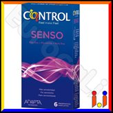 Control Senso - 6 | 12 Preservativi - QuantitÃ  : 6 Preservativi
