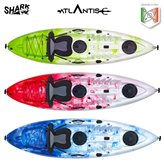 Kayak-canoa Atlantis SHARK  EVOLUTION cm 280 - 2 gavoni - seggiolino - pagaia - portacanna - Colori disponibili : Lime-bianco