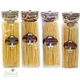 Auswahl Lange Pasta aus Gragnano IGP - Bucatini, Linguine, Spaghetti, Ziti 500 gr x 4