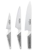 Set de 3 couteaux de cuisine Global: couteau de chef, de cuisine et d'office