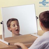 Specchio da tavolo LOGOMIRROR per esercizi di logopedia CM 50X63