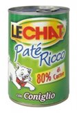 LeChat Paté con Coniglio 400 g - Peso : 400g