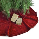 Copri base albero di Natale Kelsey rosso diam. 120cm