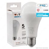 V-Tac PRO VT-217D Lampadina LED E27 17W Bulb A65 Chip Samsung Dimmerabile - SKU 20188 / 20189 / 20190 - Colore : Bianco Freddo
