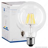 Ideal Lux Lampadina LED E27 8W Globo G95 Filamento - Colore : Bianco Naturale