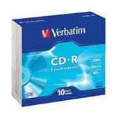 Verbatim CD-R 700MB 52x Slim 10pz Extra Protection - 43415
