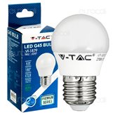 V-Tac VT-1879 Lampadina LED E27 6W MiniGlobo G45 - Colore : Bianco Naturale